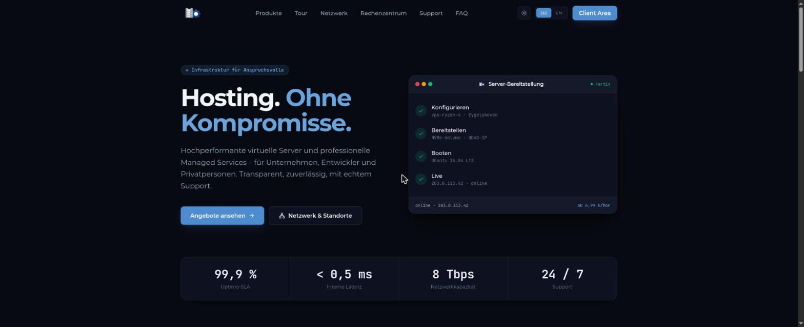Screenshot of the Snooba Cloud website
